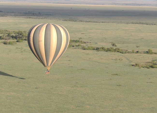  Sunrise balloon safari, piloted by Hot Air Safaris. (Carla Hunt)