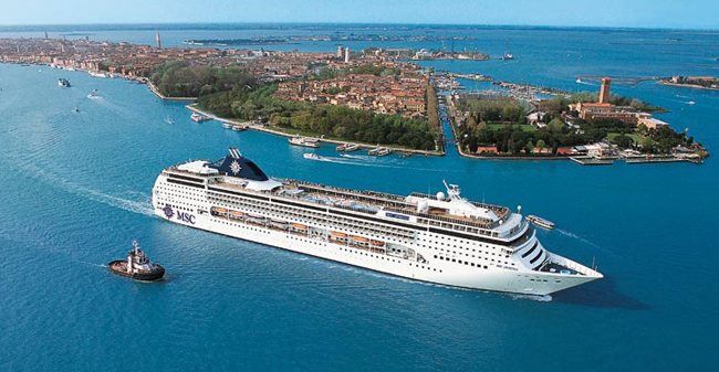MSC Magnifica's new home port will be Venice, now that MSC Cruises has suspended its Turkish ports of call. 