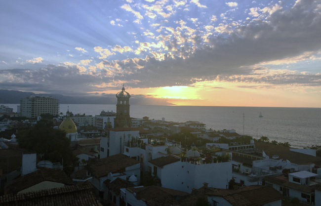 Views of Puerto Vallarta from the lighthouse at El Malecon.