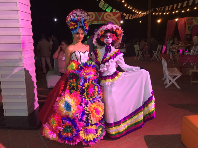 Entertainment at the Welcome Cocktail for Gala Vallarta Nayarit.