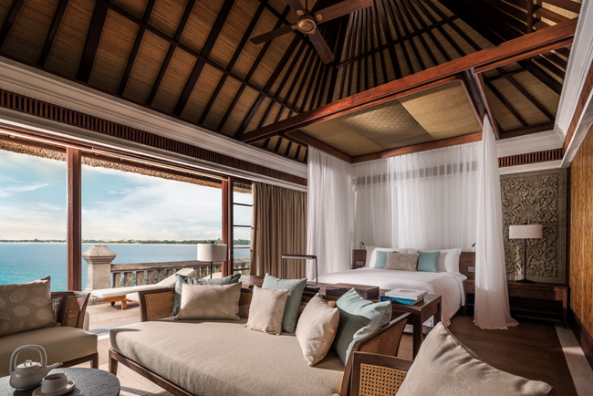 The Four Seasons Jimbaran Bay renovated Premier Ocean Villa.