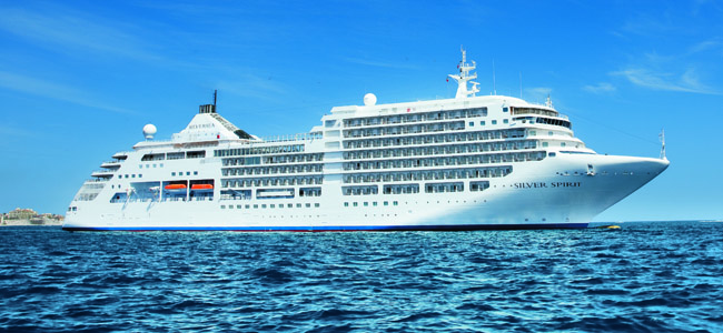 The Silver Spirit is one Silversea Cruises' ships sailing the Mediterranean this year.
