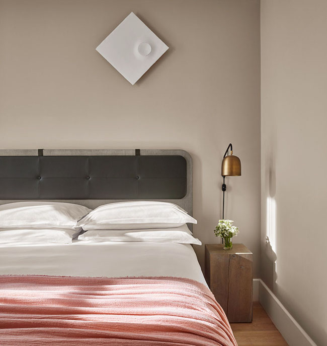 A guestroom at soon-to-open 11 Howard in New York.