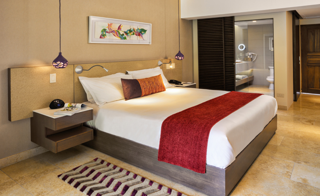 The Tabacon Thermal Resort & Spa's redesigned Orchid Room.