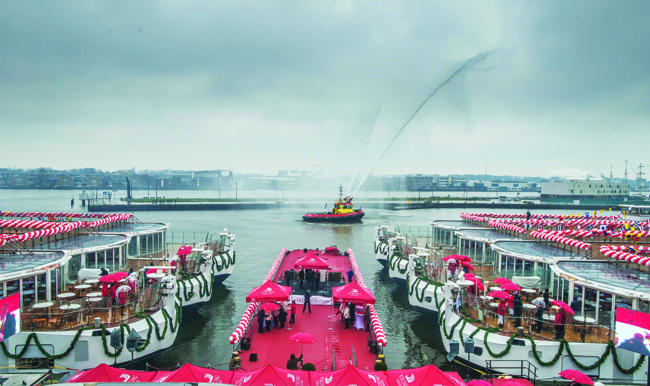 Six Viking Longships were christened last month in Amsterdam.