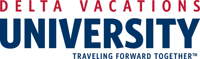 Delta Vacations University new logo.