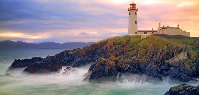 The Fanad Lighthouse in Donegal, Ireland.