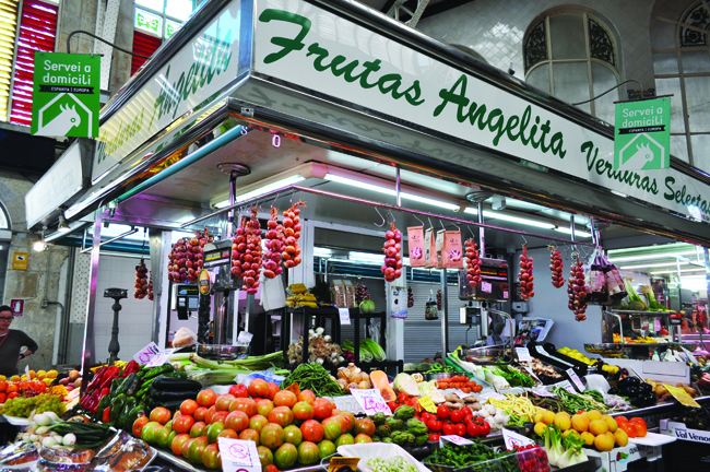 Valencia’s Central Market is open daily. 
