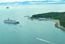 Icy Strait Point in Hoonah, Alaska is building a new dock and Welcome Center for the upcoming cruise season.