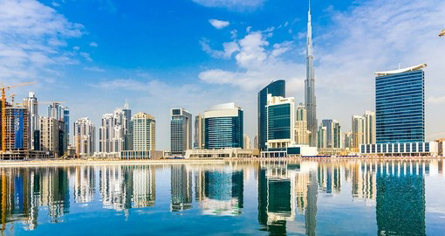 Dubai's skyline.
