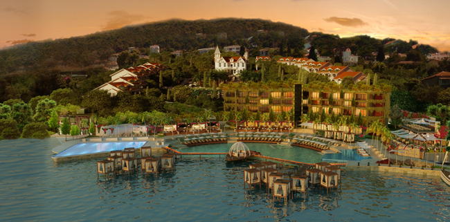 A rendering of the upcoming Viceroy Princes' Islands Istanbul in Turkey.