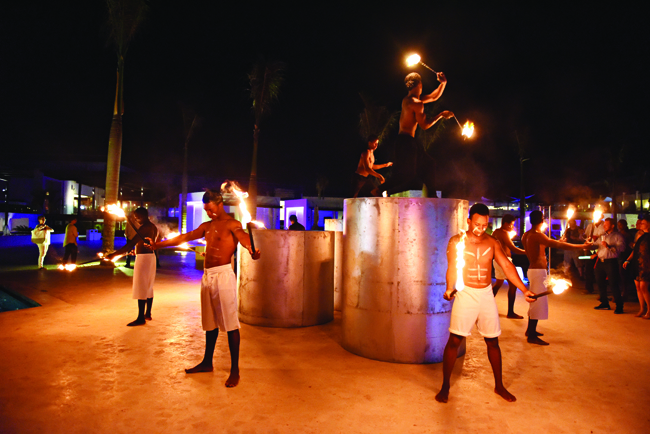 Party scene at CHIC Punta Cana.