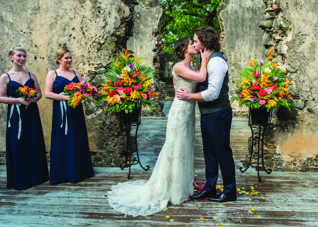 Saint Lucia’s Awesome Caribbean Weddings offers destination weddings at Pigeon Point.