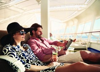 Couples can relax at The Sanctuary on board Princess Cruises ships.