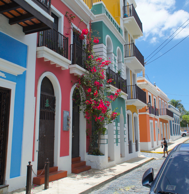 Houses in Old San Juan, Puerto Rico. (Photo credit: Ed Wetschler)
