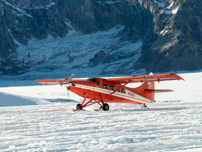 K2 Aviation is offering a new new glacier dog sledding tour in Alaska that includes flightseeing in a sea plane over mountains, braided rivers and Lake George.
