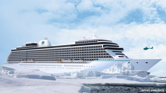 Crystal Cruises' Exclusive Class ship.