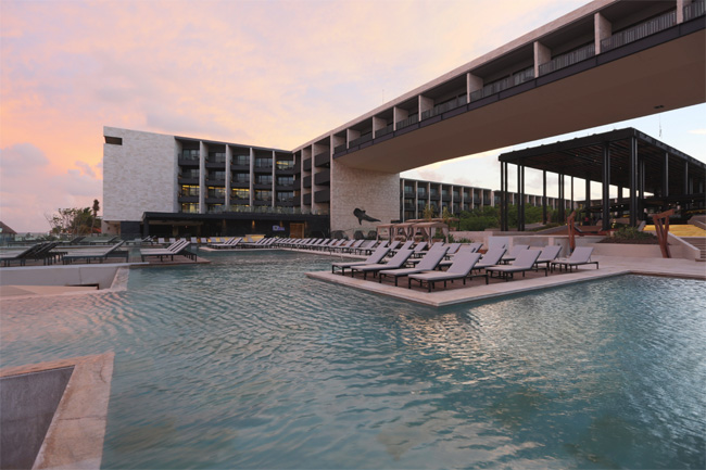 The Grand Hyatt Playa del Carmen Resort in Mexico. 