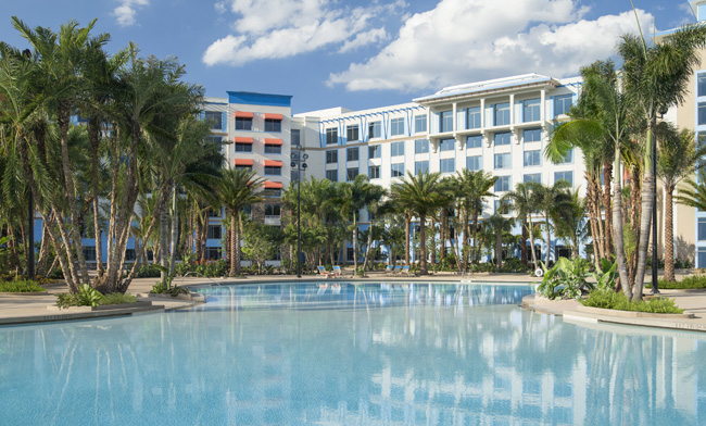 The 1,000-guestroom Loews Sapphire Falls Resort at Universal Orlando officially opened last week.