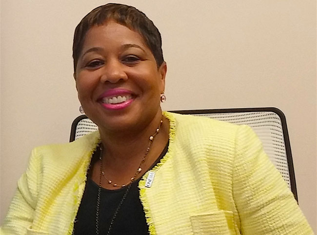 The British Virgin Islands Tourist Board's director of tourism Sharon Flax-Mars.