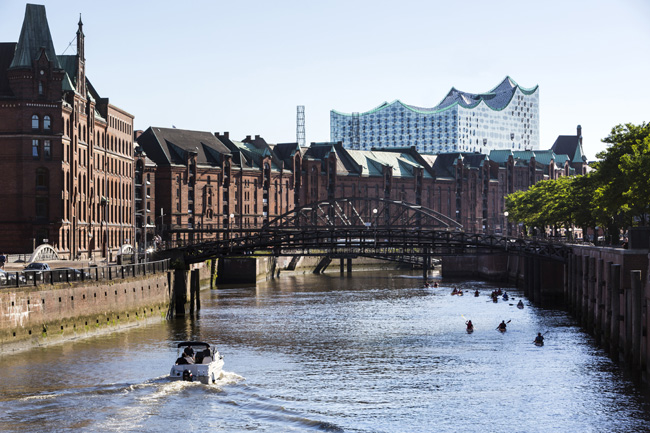The Westin Hamburg is schedule to debut on Nov. 4 as part of a larger mixed-use development featuring the upcoming Elbe Philharmonic Hall in Hamburg, Germany's Speicherstadt district. (Photo credit: Joorg Modrow)