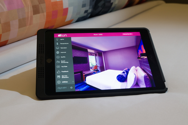 Aloft Voice-Activated Hotel Rooms allow guests to control room temperature, change the lighting and more using a custom Aloft app.