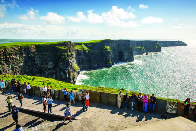 The Cliffs of Moher are one of the stops on CIE Tours' Best of Ireland South itinerary. 