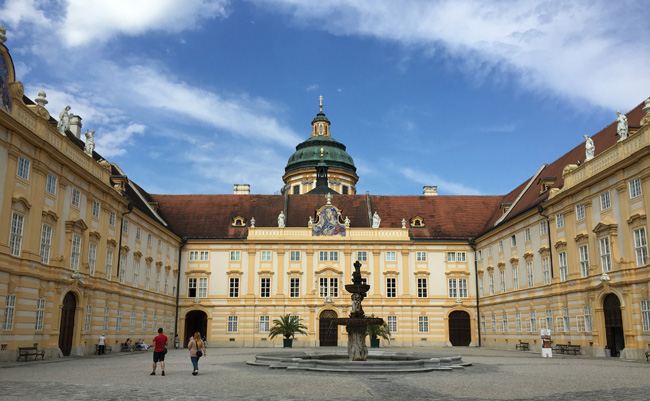 Melk Abbey in Vienna. 
