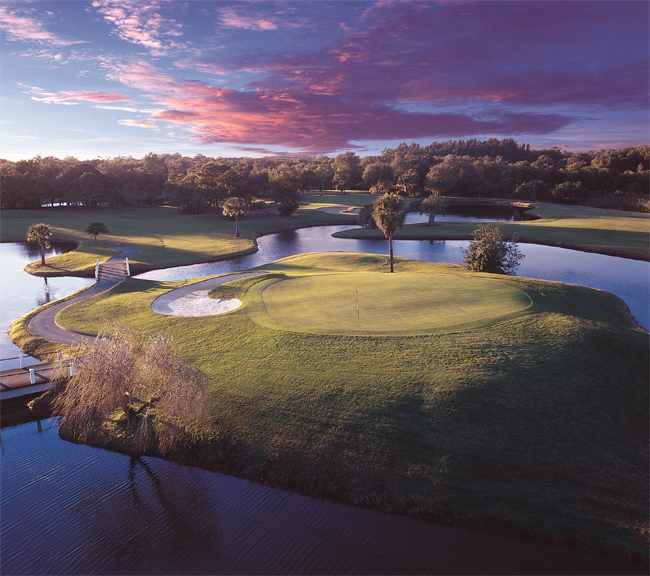 Golf course views at Innisbrooke Golf Resort.