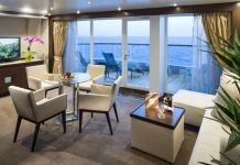 Seabourn offers Spa Suite accommodations.
