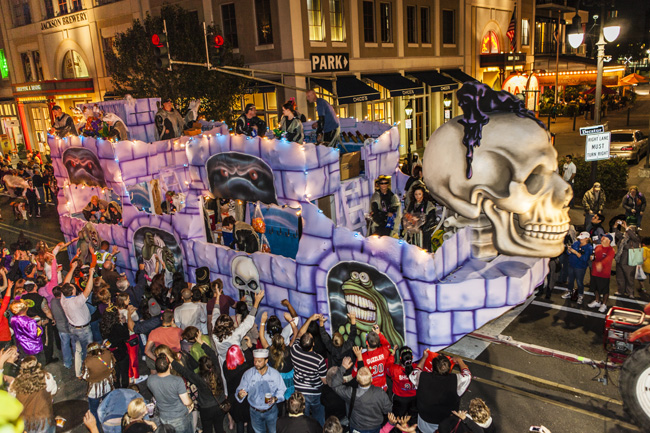 Krewe of Boo, the official Halloween parade of New Orleans, takes place on Oct. 22 this year. (Photo credit: Richard Nowitz)