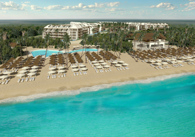 The all-inclusive all-suite Ocean Riviera Paradise is set to begin open Dec. 15 in Playa del Carmen, Mexico. (Photo credit: Ocean Riviera Maya)