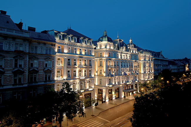 The five-star Corinthia Hotel Budapest.