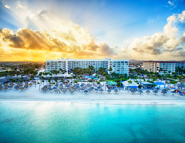 Guests who book a minimum 4-night stay at Aruba Marriott Resort & Stellaris Casino by Dec. 31 can receive up to $400 in resort credit.