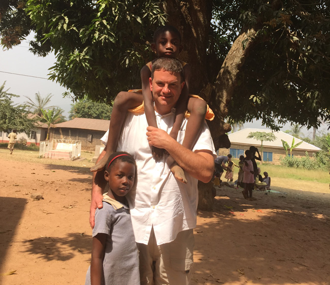 Tom in Ghana, Africa.