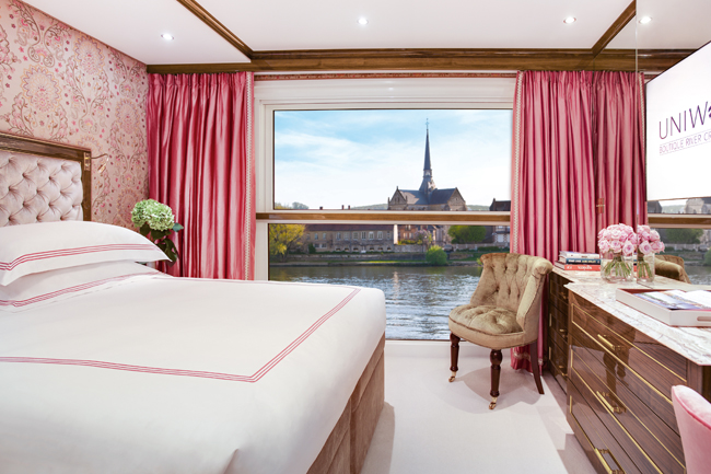 A stateroom on the upcoming S.S. Joie de Vivre.