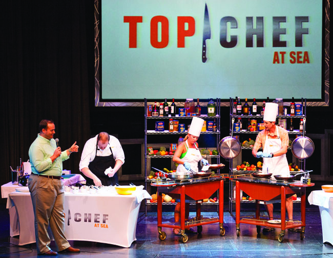 Celebrity Cruises has brought back its popular Top Chef at Sea program for a special New Year's Eve sailing.