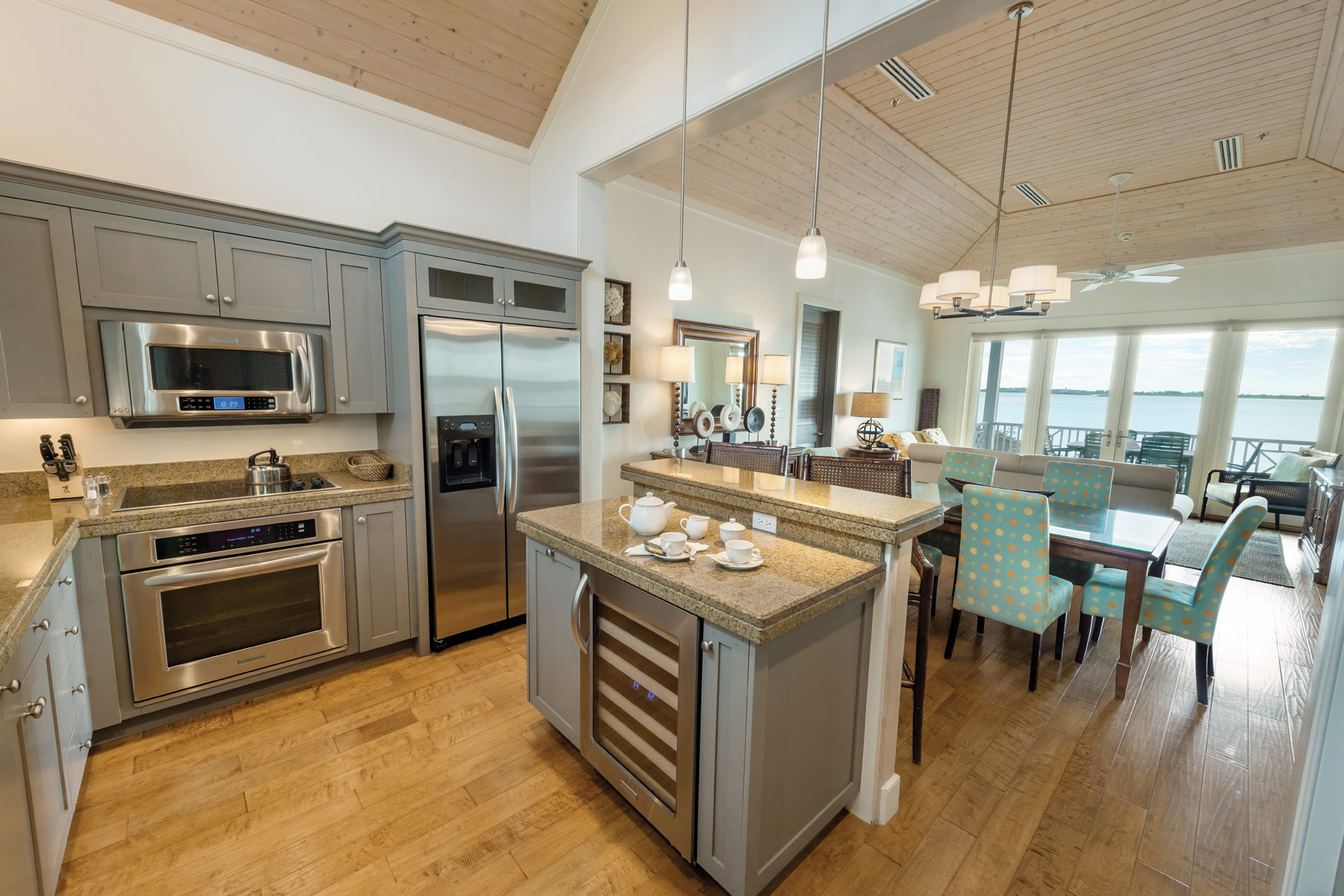 Cottage accommodations at The Abaco Club on Winding Bay.