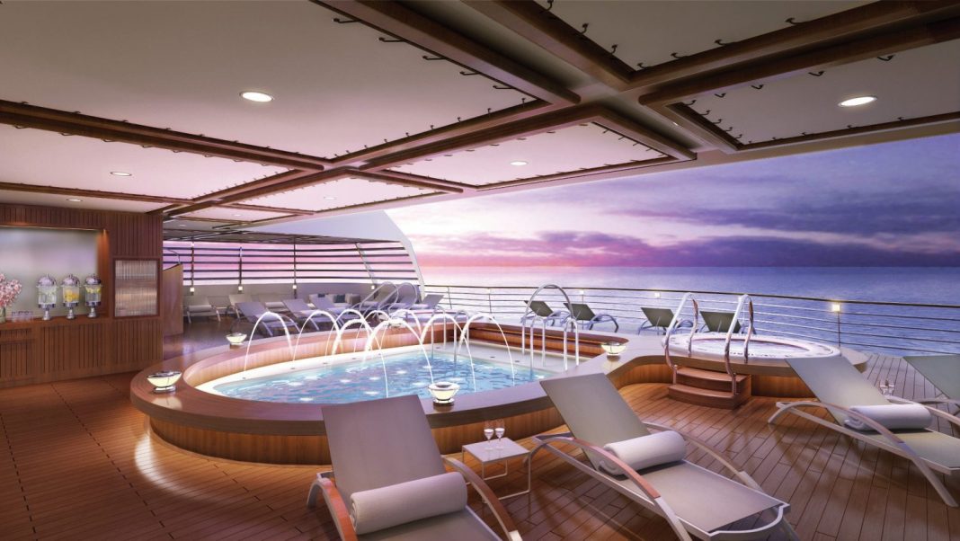 Rendering of the Seabourn Encore.