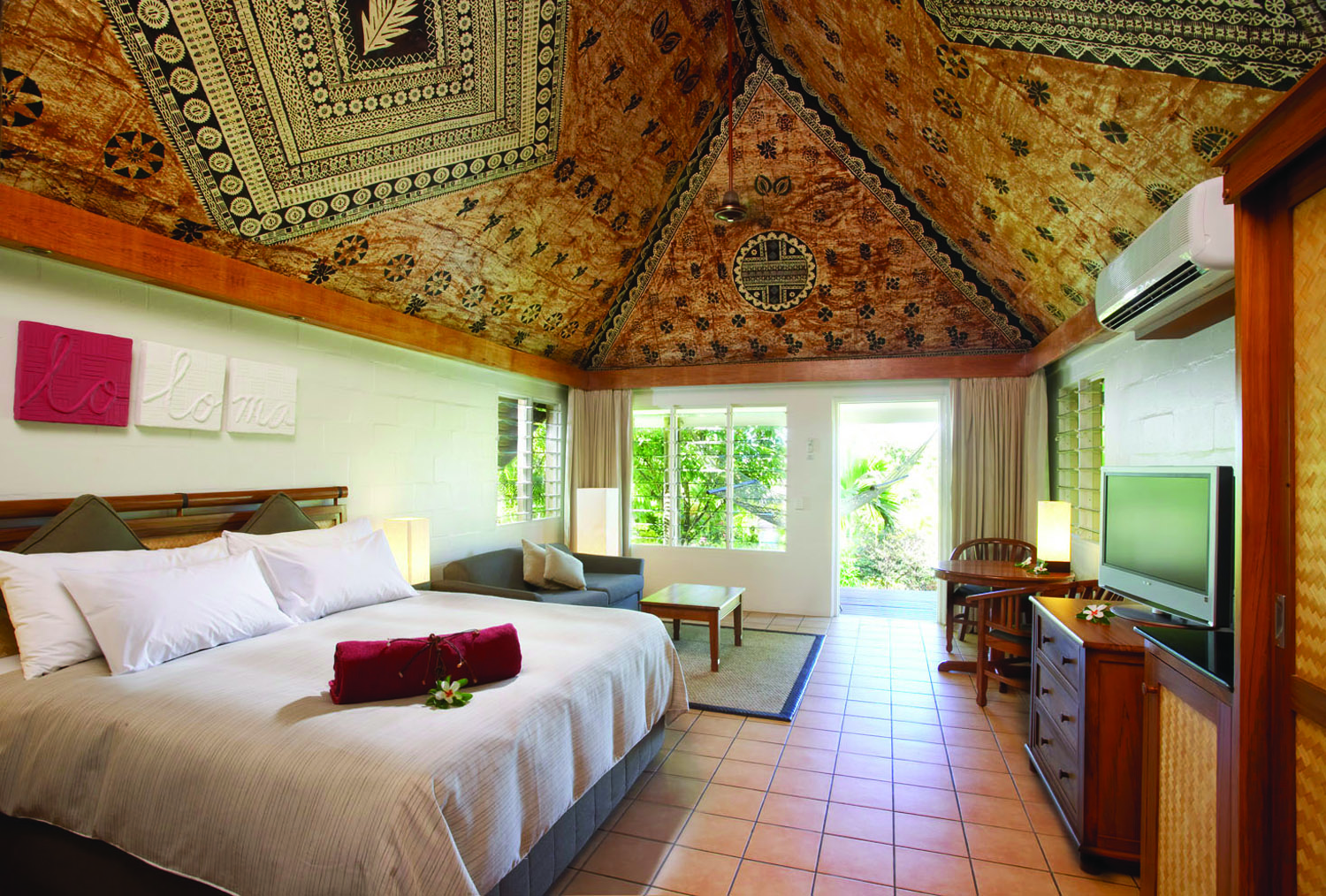 Accommodations at Outrigger Fiji Beach Resort.