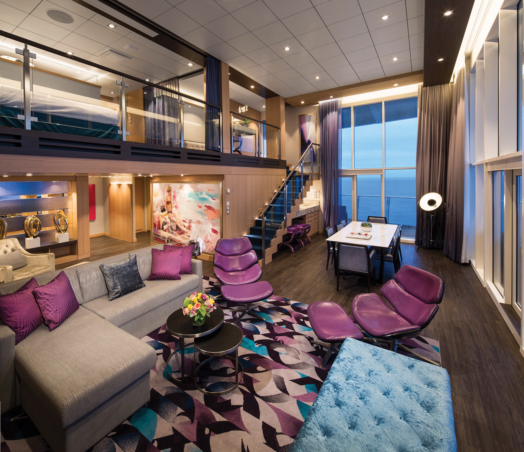 Harmony of the Seas' 2-deck-high suites