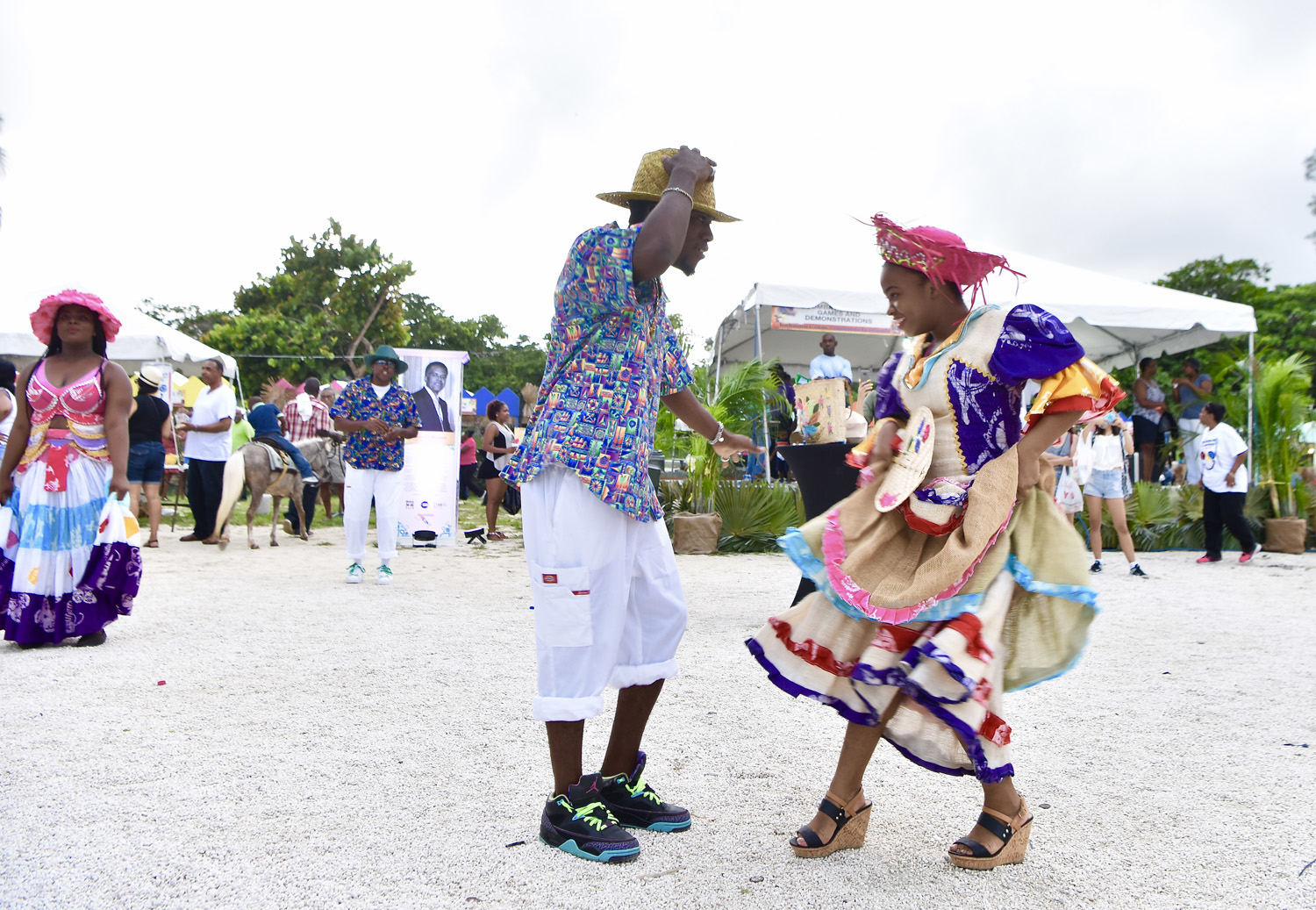 Dancers at the Goombay Summer Festival.