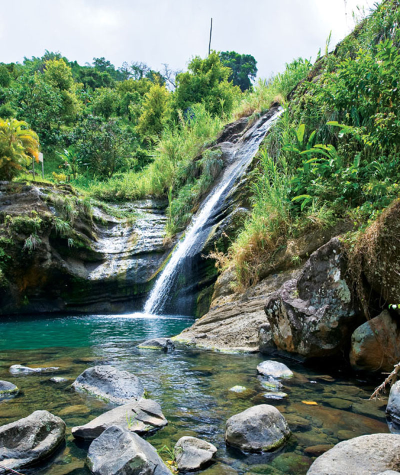 Concord Falls in Grenada.