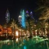 How’s that for a backdrop. The pool at the One&Only Royal Mirage, Dubai in front of the Dubai skyline.