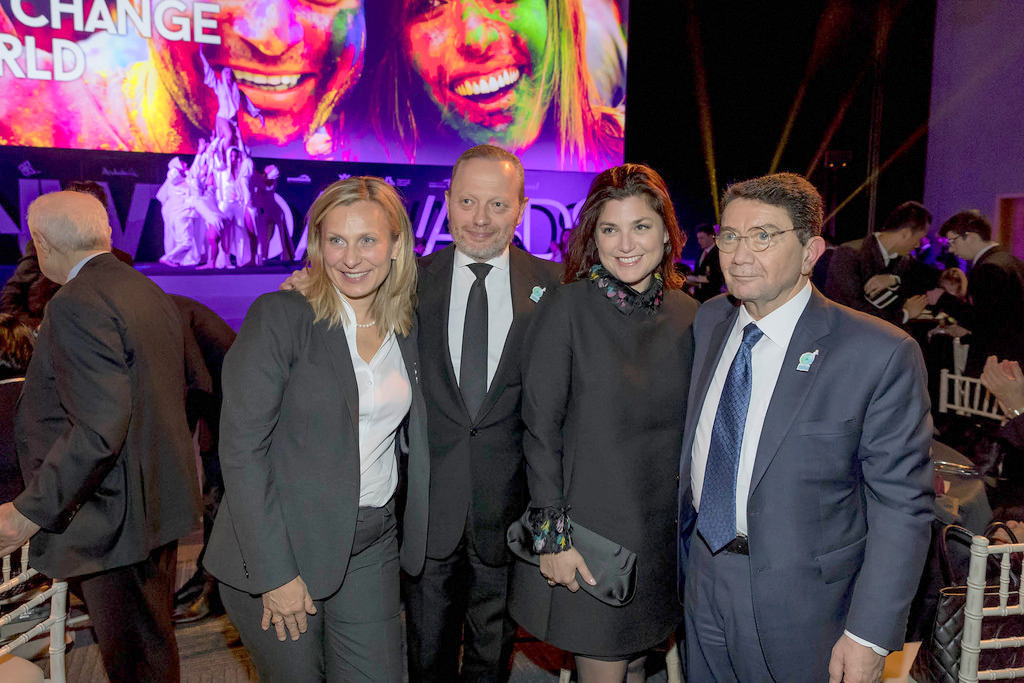From L to R: Cordula Wohlmuther, UNWTO Head of Institutional Relations and Resource Mobilization / IY2017; Brett Tollman, CEO of The Travel Corporation; Miranda Tollman; and Dr. Taleb Rifai, Secretary General of the UNWTO.
