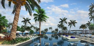 Pool views at UNICO 20˚87˚ Hotel Riviera Maya. (Photo courtesy of UNICO 20˚87˚ Hotel Riviera Maya.)