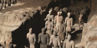 Terra Cotta Warriors in Xi’an, China.