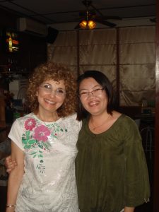Peggy and Lek, the Thai guide.