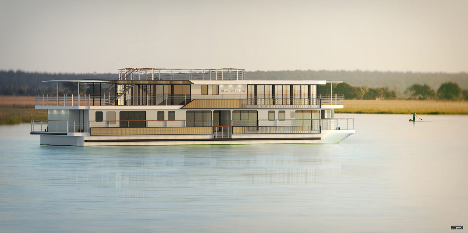 A rendering of CroisiEurope's African Dream.