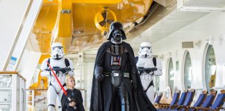 Disney Cruise Line’s popular “Star Wars” Day at Sea will return with 15 special Disney Fantasy sailings next year.